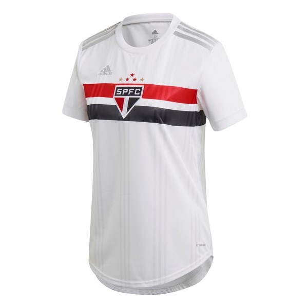 Tailandia Camiseta São Paulo Primera Mujer 2020-21 Blanco